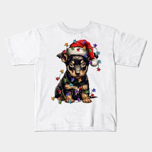 Christmas Puppy Kids T-Shirt